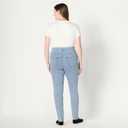 Amazon Essentials Women's Stretch Denim Mid-Rise Pull-On Skinny Jegging (Iced Light Wash)