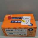 Pura Hypoallergenic Diapers, Size 2 (7-13 lbs) Totally Chlorine Free, Wetness Indicator, Suitable for Sensitive Skin, Soft Organic Cotton, Overnight, 3 Packs of 29 (87 Baby Diapers)