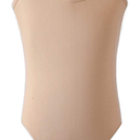 Stelle Girls Nude Leotard Seamless Undergarment Camisole with Adjustable Straps for Dance/Ballet/Gymnastics, Size XXL
