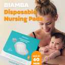 120-Pack Disposable Nursing Pads for Breastfeeding - Ultra Thin Breast Pads for Leaking Milk Disposable with 3D Absorption & Leak Protection Individually Wrapped, Day & Night Nursing Essentials