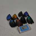 STORYCOAST Polarized Sunglasses for Men Women Classic Square Sports Fishing Running Golf Sun Glasses UV Protection (4pack-black+red+blue+green)