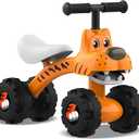 Wdmiya Baby Balance Bike for 1 Year Old Boys Girls, Riding Toys for Toddlers, No Pedal Bicycle, 12-36 Months Kids First Bike, Best Gift for Birthday, Christmas, Halloween (Tiger)