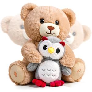 Baby Teddy Bear Stuffed Animal Soft Animated Plush Bear Toys Sensory Toy for Babies and Toddlers, Dancing and Repeats What You Say