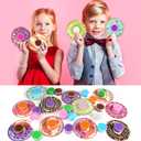 SURCVIO 28 Pack Valentines Day Gifts for Kids, Butter Slime with Greeting Card Stress Relief Fidget Toy for Kids Classroom Valentine's Gifts Exchange