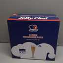 JOLLY CHEF 100 Pack Plastic Champagne Flutes Disposable 4.5 oz Clear Plastic Champagne Glasses Suitable for Wedding, Thanksgiving Day, Christmas