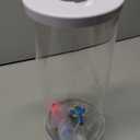 Jellyfish Lamp, Electric Jellyfish Lighting, Jelly Fish Tank Table Aquarium Lamp with 17 Colors, Floating Jelly Fish Night Light Decorations, Birthday Gifts for Women, Girls, Men (White)