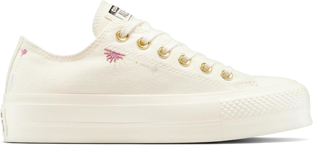 Converse Women's Chuck Taylor All Star Lift, Egret/Egret, 8