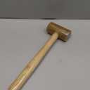 Natural Rawhide Mallet Tool, Rawhide Leather Hammer, Cowhide Carving Tool for Repairing Ring Handles, Jewelry Making, Leather Processing, Woodworking, DIY Handmade Tools 11.2 Inch