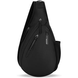 Sherpani Esprit, Anti Theft Sling Bag, Sling Backpack, 10L Travel Bag, Crossbody Backpack, Travel Gift for Women, Fits 10 Inch Tablet (Carbon Signature)