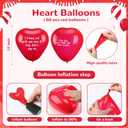 60 Set Valentine's Day Office Decor for Employees Staff Funny Work Decorations Celebrate Team Bonding for Workplace Coworker Office (Heart)
