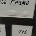 12x16 School Year Picture Frame K-12 Displays One 5x7 Photo and Twelve 2.5x3.5 Pictures Graduation Photo Collage Wall Hanging Collage School Picture Frame Black
