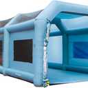 VEVOR 26x15x11ft Inflatable Paint Booth, High Powerful Blowers Spray Booth Tent, Inflatable Spray Booth, Car Paint Tent Air Filter System for Car Parking Tent Workstation Motorcycle Garage