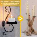 50 Pack LED Tea Lights Bulk, 200+ Hours Long Lasting Battery Operated Flameless Candles for Wedding Centerpieces, Proposal Decorations, Valentine's Day & Event Decor (Warm White)