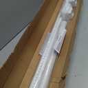FADOTY Tension Curtain Rods No Drilling, Extra Long Tension Rod 41-88 Inch, Heavy Duty Shower Curtain Rod for Outdoor Patio Bathroom Windows Room Divider, Adjustable, Anti-Slip, No Rust, White