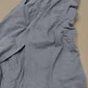 chouyatou Women's Spring Long Sleeve Denim Jean Shirts Button Down Shirt Business Casual Tops (Medium, Blue)