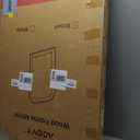 24"x36" Solid Wood Bathroom Mirror Tempered Glass for Wall Mounted, Rustic Wood Frame Wall Mirror Decorative for Living Room Bedroom Vanity Mirror Entryway Mirror, Rustic Brown