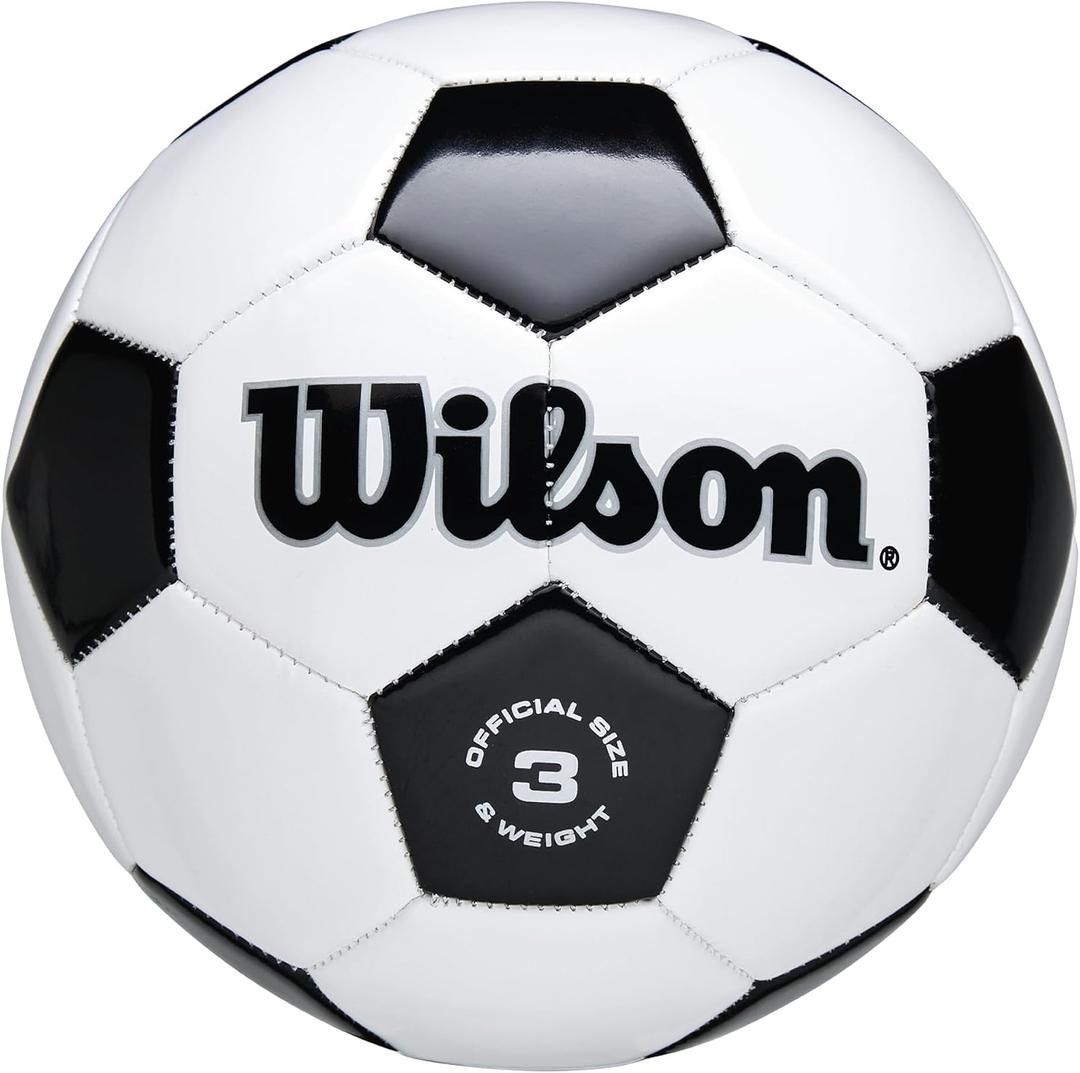 WILSON Traditional Soccer Balls, Size 3