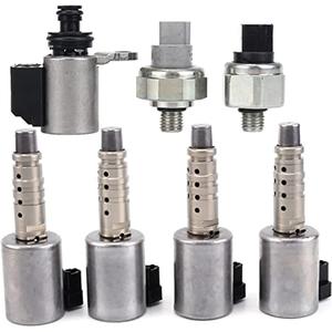 JF017E RE0F10E Transmission Solenoids Kit with Pressure Sensor Compatible with Nissan Altima Infiniti JX35 2012-2016