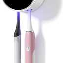 Toothbrush Holders for Bathroom, WONICO Toothbrush Sanitizer Holder, Tooth Brush Wall-Mounted Cleaner Organizer with Auto-Inductive Cover, Air Drying Fits Most Electric, Manual and Kids Toothbrushes