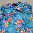 Blue Floral Tankini Swim Tops for Women - V Neck Bathing Suit Top No Bottom Swimsuit Tops 2025 M