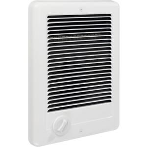 CSC151TW Electric Wall Heater Complete Unit With Thermostat, 120 Volt 1500 Watt, High Efficiency Centrifugal Fan For Fast And Quiet Heating