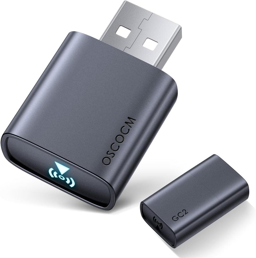 Wireless CarPlay Adapter 2026 for iPhone Convert Wired to Wireless Car Play Plug & Play Stable Connection for Cars with Wired Apple CarPlay, USB A (Black)