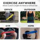 THERABAND Resistance Band Loop Set (12 Inch, Set of 4  All Levels)