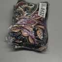Lularoe Tall Curvy (TC fits Sizes 12-18) Paisley Painted Floral Black White Pink Lavender Buttery Soft Adult Leggings, Pack Of 4