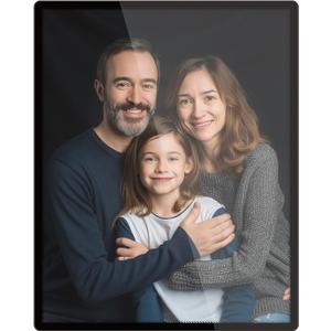 Bluesun 16x20 Picture Frame Gifts for Men,Dad,Boyfriend - Thin 20×16 Black Frames for wall,can be Vertical and Horizontal (16x20 inch, Black+dots)