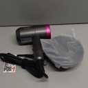 CONFU Ionic Blow Dryer 1600W, Portable Lightweight Fast Drying Negative Ion Hairdryer Blowdryer, 3 Heat Settings & Infinity Speed, with Diffuser and Concentrator Nozzle for Home & Travel (Grey)