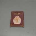 Desk Calendar 2026 Christian Hand Shape,Wooden Base Flip Calendar with 12 Monthly Bible Verses, Inspirational Gift for Home, Office Desk Decor, Scripture Study for Believers