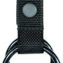 Hero's Pride Flashlight Ring Holder, Nylon Flashlight Holster for Duty Belt, Double C and D Cell Flash Light Holder Combo, Tactical Belt Keeper, Durable and Lightweight Design, EDC Duty Gear