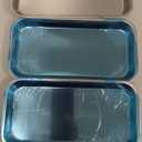 Pack of 3 Professional Medical Surgical Stainless Steel Dental Procedure Tray Thickening Lab Instrument Tools Trays -Flat Type (8.6" * 4.3" * 0.8", 3)