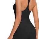 OMKAGI Workout Sets for Women Cute Square Neck Tank Tops Booty Biker Shorts Outfits, Small