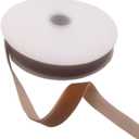 KLTRIBBON Vintage Ginger Velvet Ribbon Single Side,5/8 Inch X 25Yards Spool