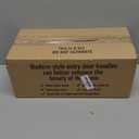 Estmoon 5 Pack Matte Black Door Handles Interior Door Knobs, Home Improvement Keyless Privacy Door Lock, Heavy Duty Zinc Alloy 2.07 lb Door Leverset for Bedrooms Bathrooms