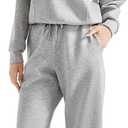 SUUKSESS Women 2 Piece Lounge Matching Set Wide Leg Sweatpant Half Zip Sweatshirt (X-Small, Grey Heather)