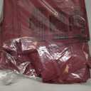 Hiasan Christmas Room Divider Curtains Blackout Patio Sliding Door Curtain Privacy Room Thermal Insulated Noise Reduction Panel with Back Tab & Rod Pocket for Glass Door (80 x 84 Inches, Burgundy)