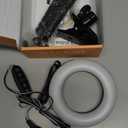 Video Conference Lighting Kit, Ring Light Clip on Laptop Monitor with 5 Dimmable Color & 5 Brightness Level for Webcam Lighting/Zoom Lighting/Remote Working/Self Broadcasting and Live Streaming, etc.