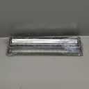Repa Market 13" x 3" Inch Air Exhaust Grille for Round Ducts - 2 Adjustable Louvre Blades - Galvanized Air Supply Vent Cover - Side Fit Round Surface Canal Ducting from 6.30" to 15.74" Inches