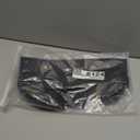 Muslogy Center Console Armrest Cover Compatible with Ford Ranger 2024 2025 Accessories Comfort Armrest Pad Cushion Box Lid Cover Vegan Leather Protector Regular Thick(Black/Orange Stitching)