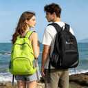 Geboldil Men's and women's waterproof backpack traveling backpack green