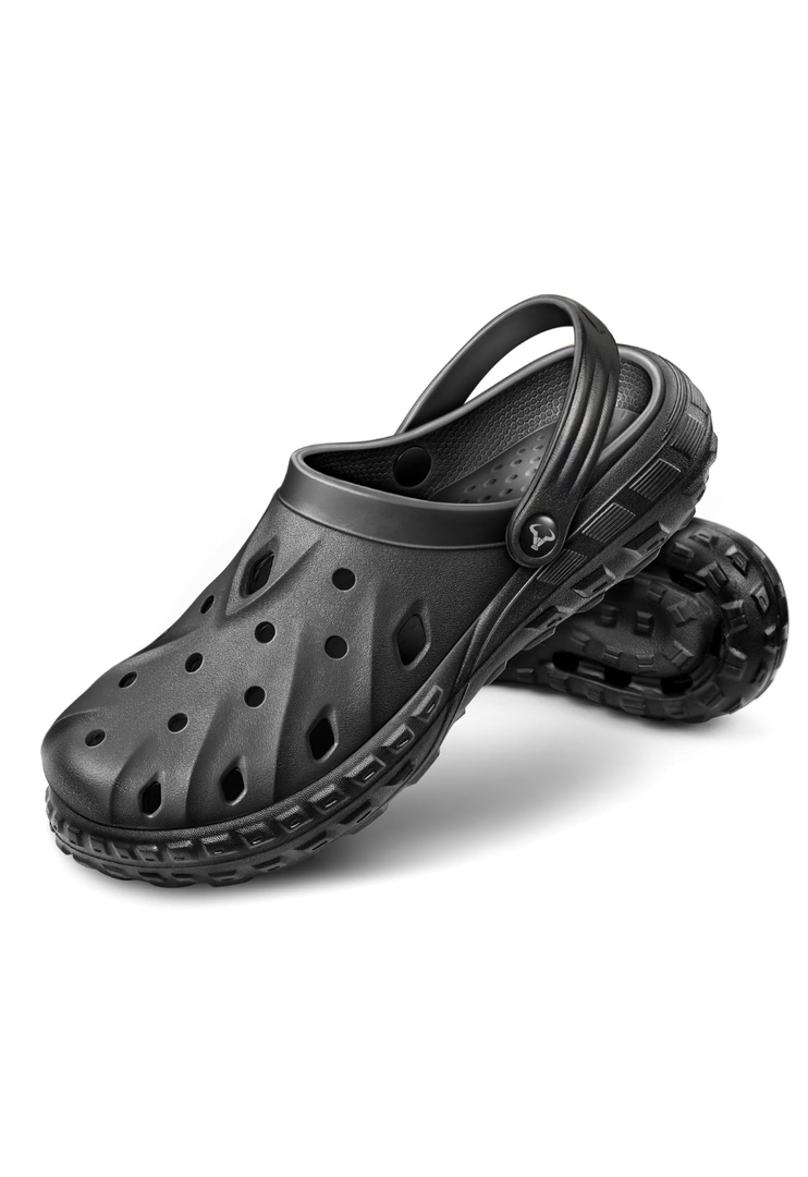 BULLIANT Men Clogs,Comfortable Mules Sandals for Men Women Cushioned Footbed Arch Support-EVA Ligthweight Size 12
