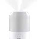 Homedics Ultrasonic Cool Mist Humidifier, Top-Fill 3L Water Tank, Covers 395 sq. ft, 35-Hour Runtime, 3 Mist Settings, Clean Tank Tech, Auto-Off, Night Light, Quiet, White 