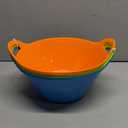 Tiawudi 6 Pack Snack Bowls (4.9L Large), Plastic Serving Bowls for Party, Large Bowls with Handles for Kitchen, Fruit, Cereal, Candy, Salad and Chip, Microwave Safe