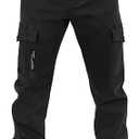 CAMLAKEE Boys Cargo Pants Stretch Elastic Waist School Kids Twill Joggers,14-16 Yrs Old 