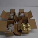 goldenwarm 4 Pack Brushed Gold Privacy Door Knobs Interior for Bedroom & Bathroom, Classic Gold Interior Door Knobs