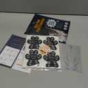 Anti Slip Dog Paw Protector Pads for Senior Dogs, Paw Pads for Dogs Traction, Disposable Self Adhesive Paw Grips for Old Dog on Slippery Hardwood Floor, Black 12 Sets (48pcs) XXXL(80+lbs)