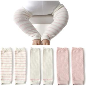 Elesa Miracle 3 Pairs Baby Toddler Leg Warmer (Pink)