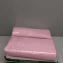 IMPROVIA Washable Underpads, Heavy Absorbency Reusable Incontinence Pads for Kids, Adults, Elderly, and Pets - Waterproof Protection Floor White & Pink (4 Pack - 34x36)